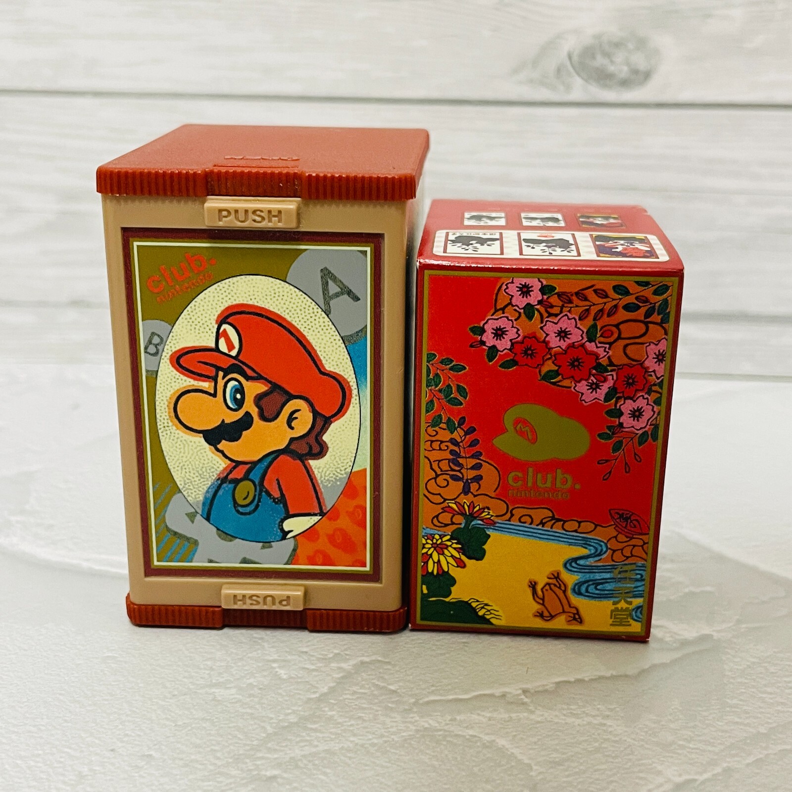 Club Nintendo Limited Super Mario Hanafuda Playing Cards Red & Back Set Unopened