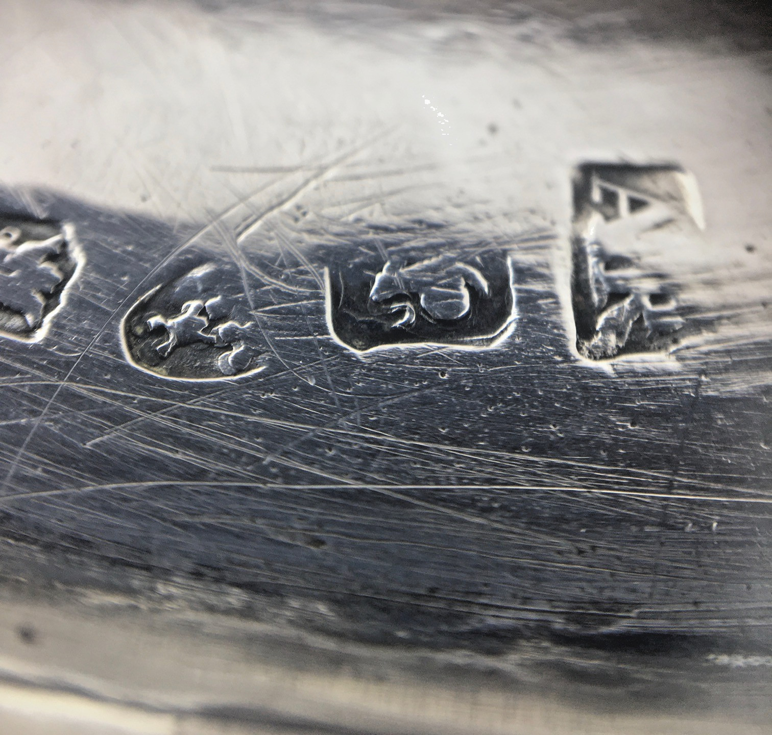 Antique English George III Appolone RUDKINS Sterling Silver Coconut Goblet