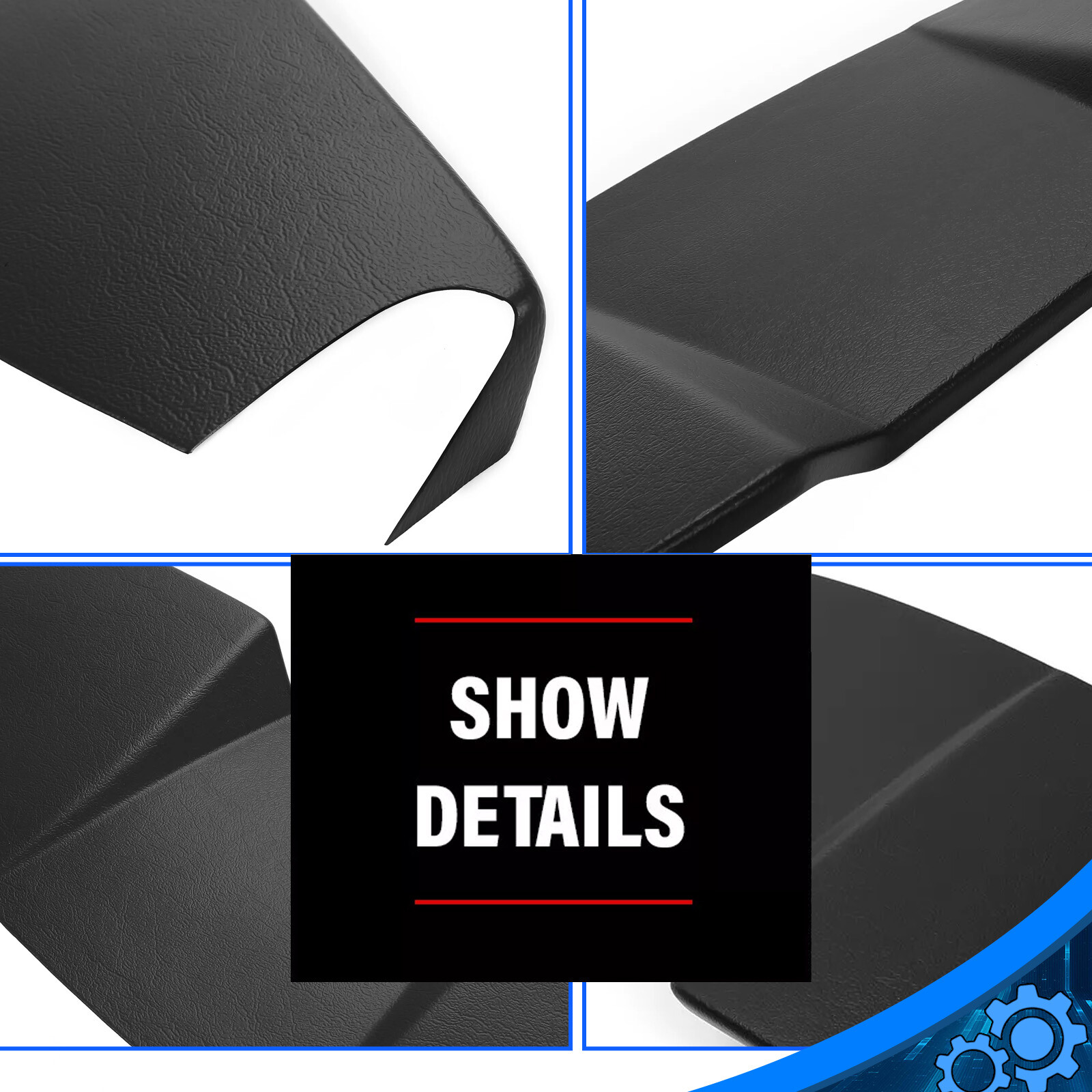 #12509LLBLK Overlay Dashboard Dash Cover Pad ABS For Ford Mustang Base 2005-2009