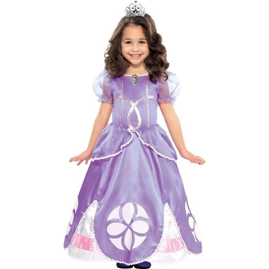 Disney Junior Sofia the First 2-Piece Halloween Costume Toddler Size 3-4T NEW