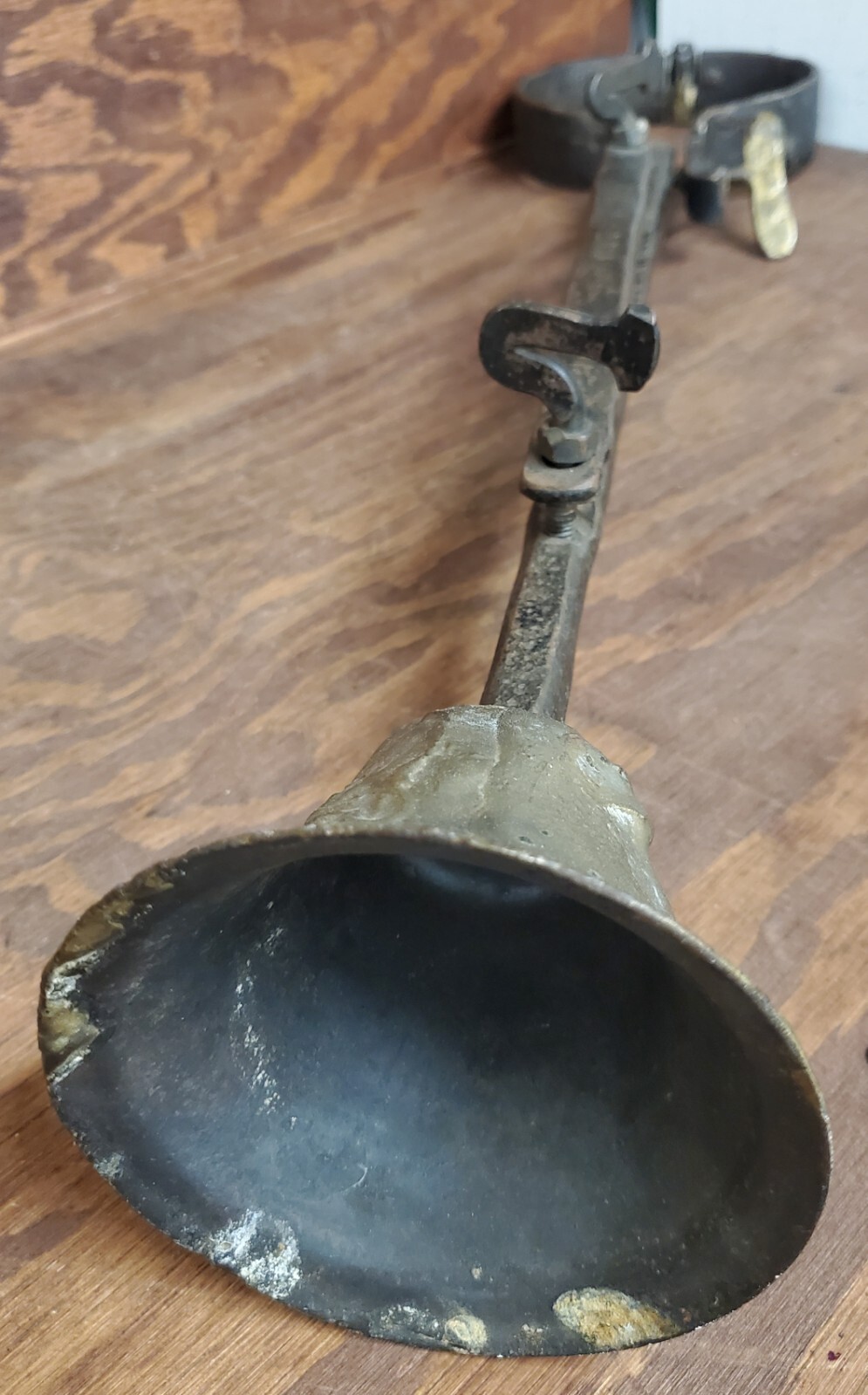 Blacksmith Made Fantasy Device "Demented Trumpet" Restraint Device