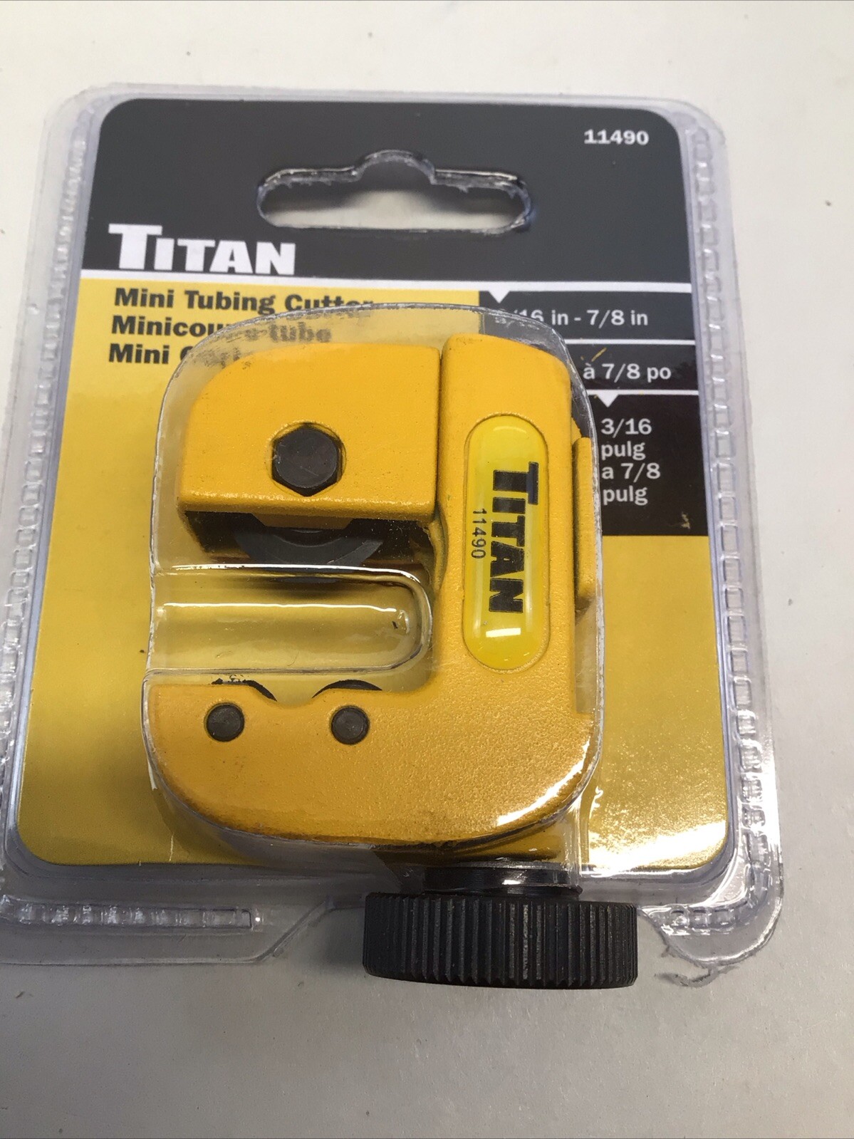 Titan Tools 11490 Mini Tubing Cutter 1/8in To 7/8in