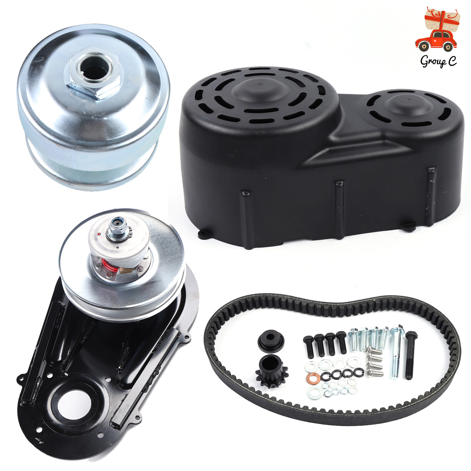 420CC For Go Kart Torque Converter 40 Series Kit- Fit Predator Dune GX 390- 1"