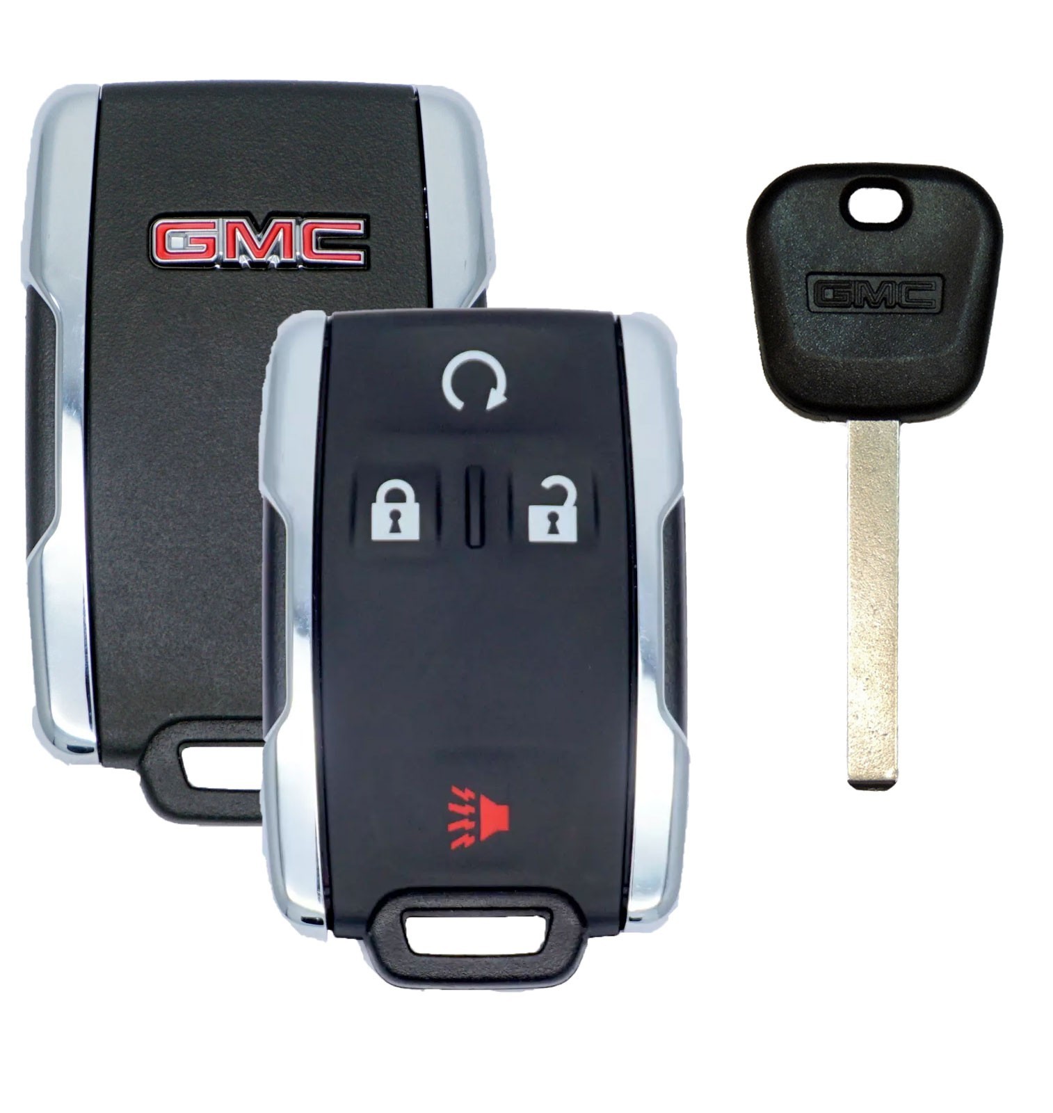 Keyless Remote Key Fob plus Key for 2014-2019 GMC Sierra