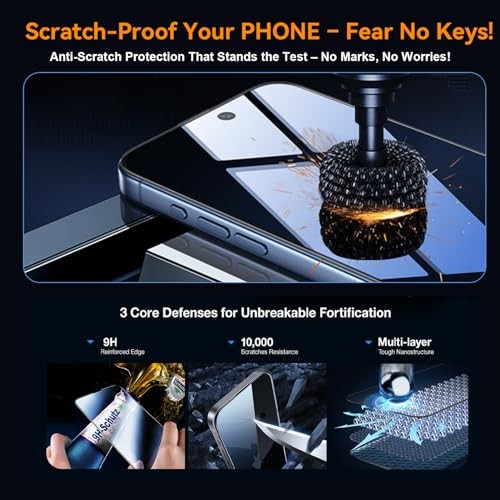 Glass Screen IPhone 16 Pro Screen Protector HD IPhone Screen Protector
