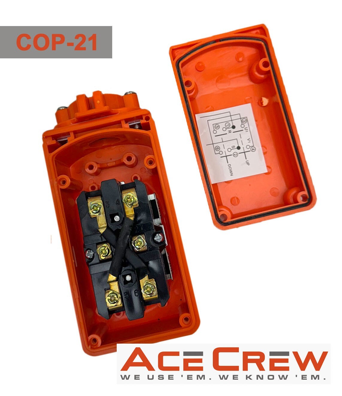 Hoist Crane Switch COB 21 Forward & Reverse, Up & Down, 500 Volt up to 3HP