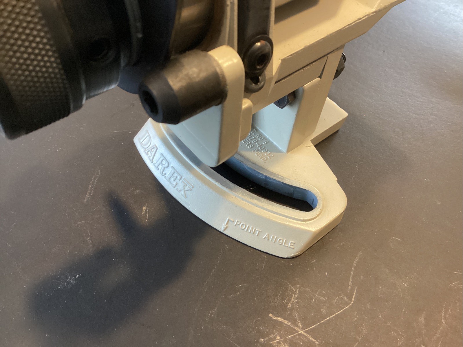 DAREX FIXTURE ATTACHMENT FOR DAREX DRILL GRINDER SHARPENER W/ COLLET LH