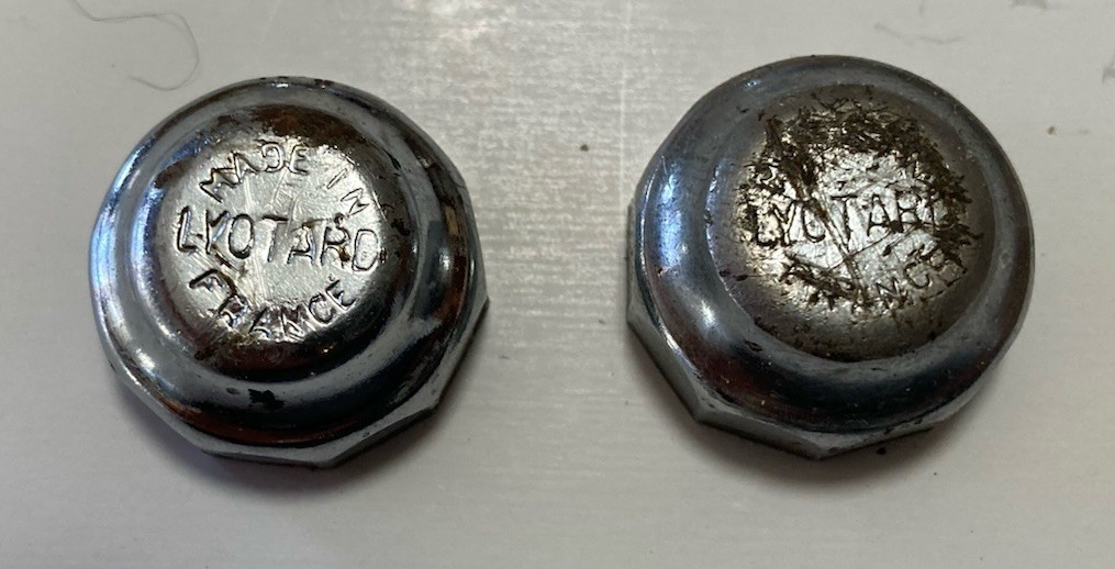 Vintage Leotard Pedal Dust Caps- Pair