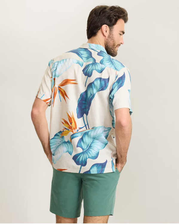 Tommy Bahama Garden of Hope and Courage Silk Camp Shirt