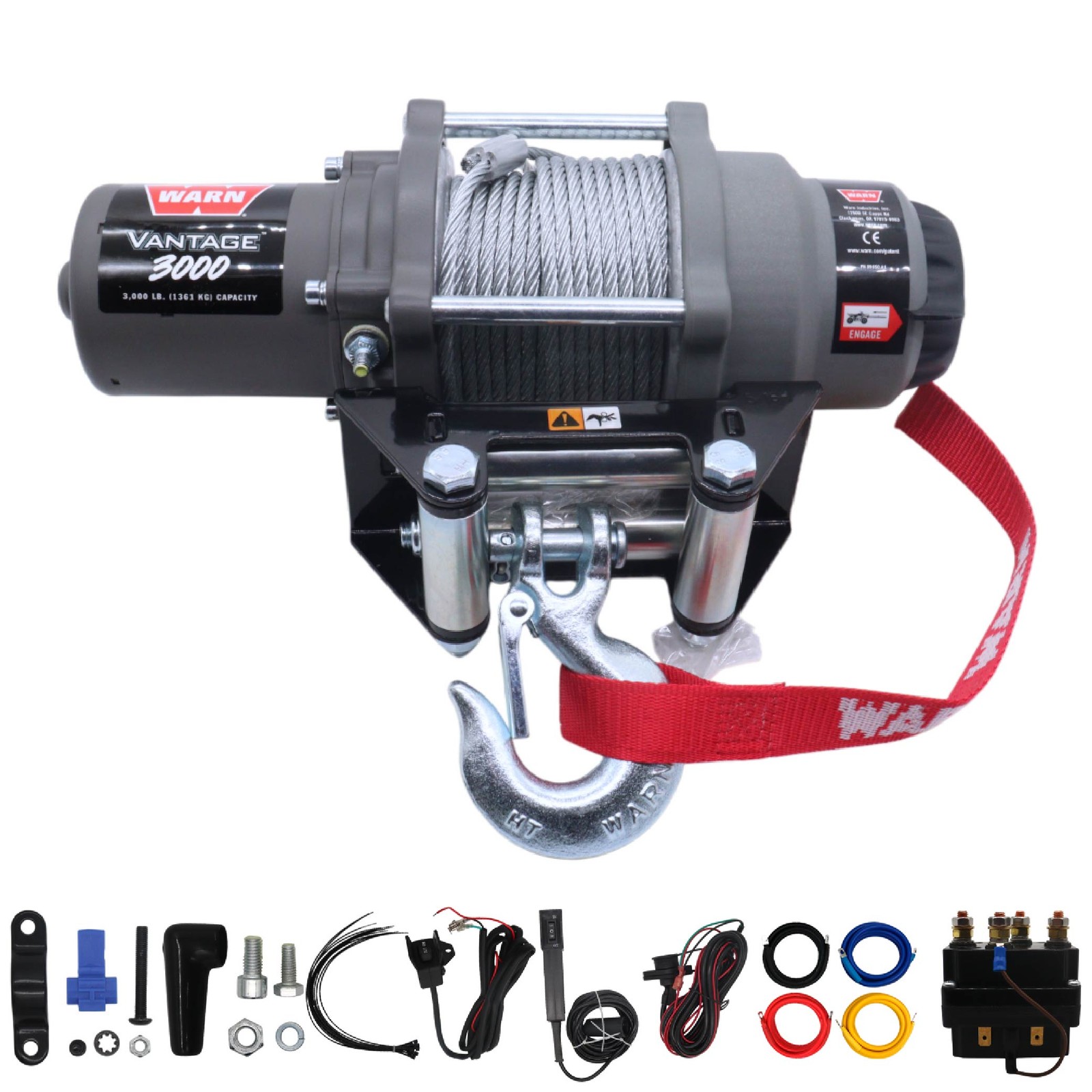Warn 108213 Vantage 3000 Winch - 3000 lb. Capacity