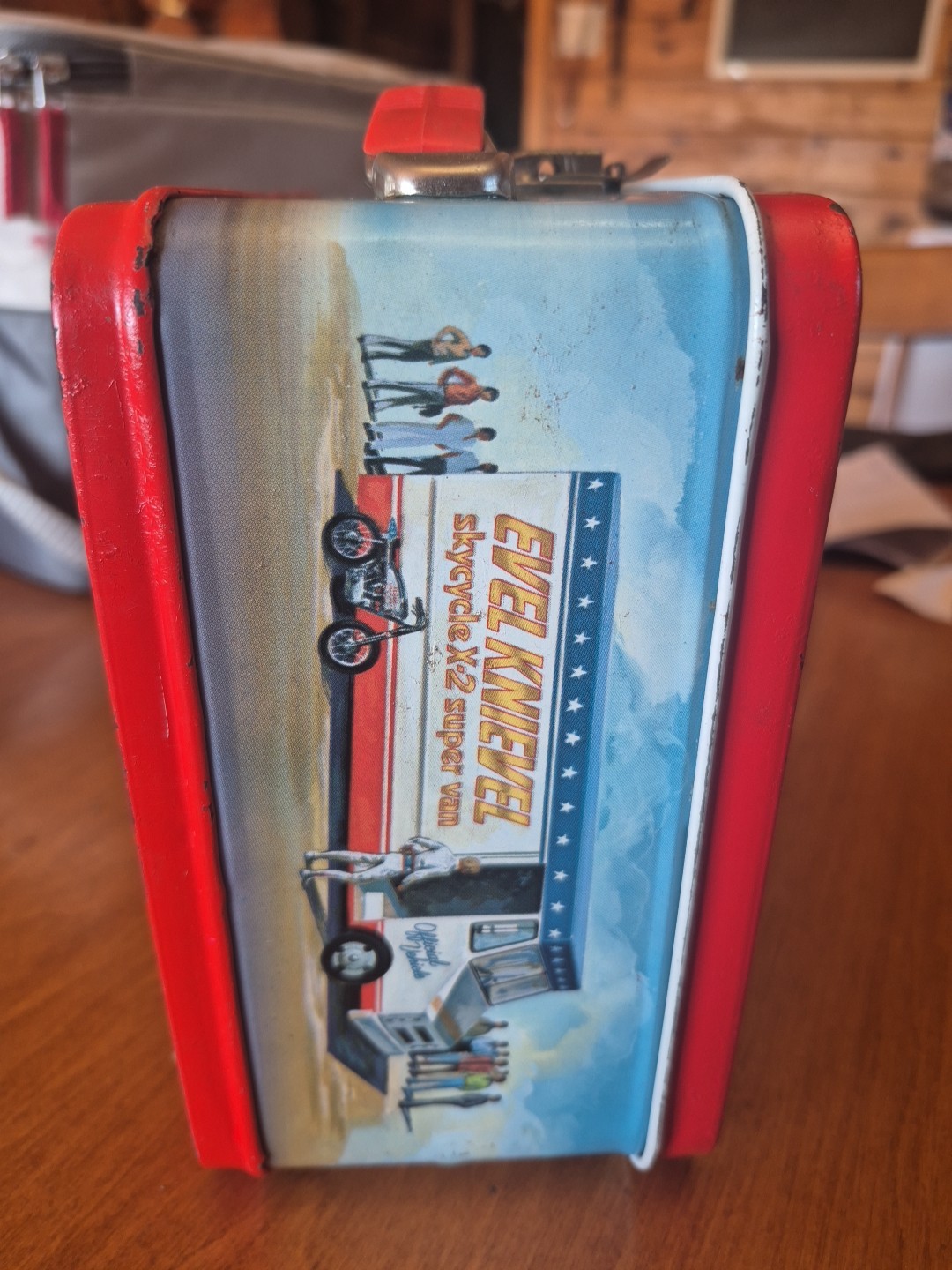 1974 evel knievel lunch box