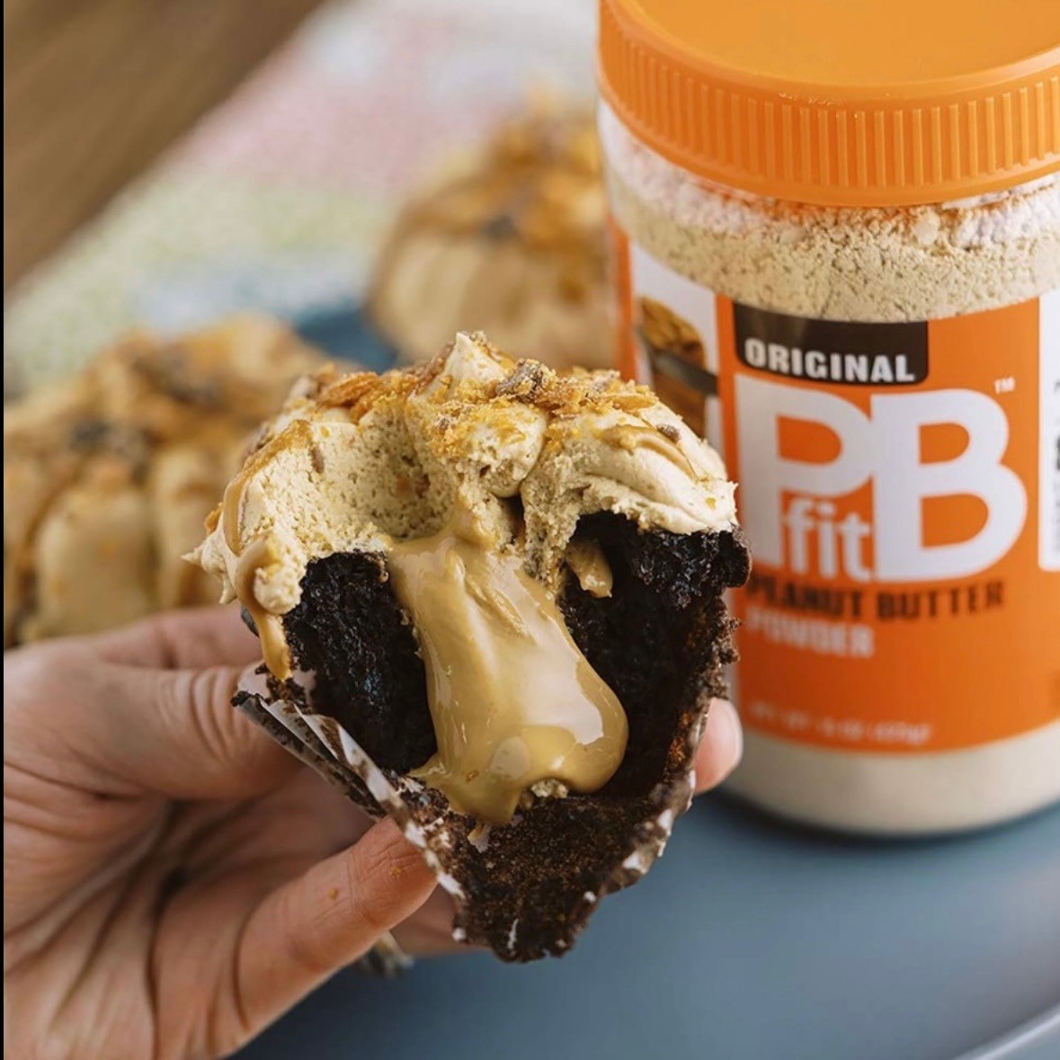 2 Pack - PBfit All-Natural Gluten-Free Peanut Butter Powder 30 oz.