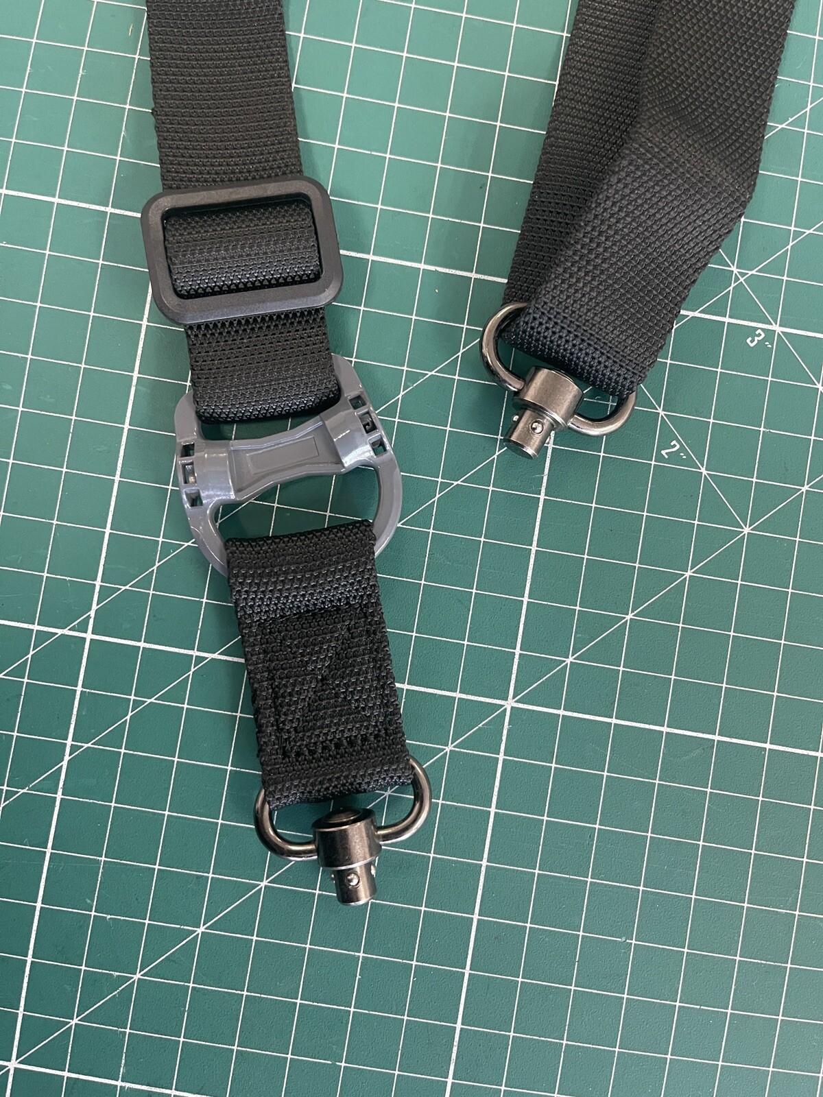 1 or 2 point adjustable tactical rifle sling with quick detach