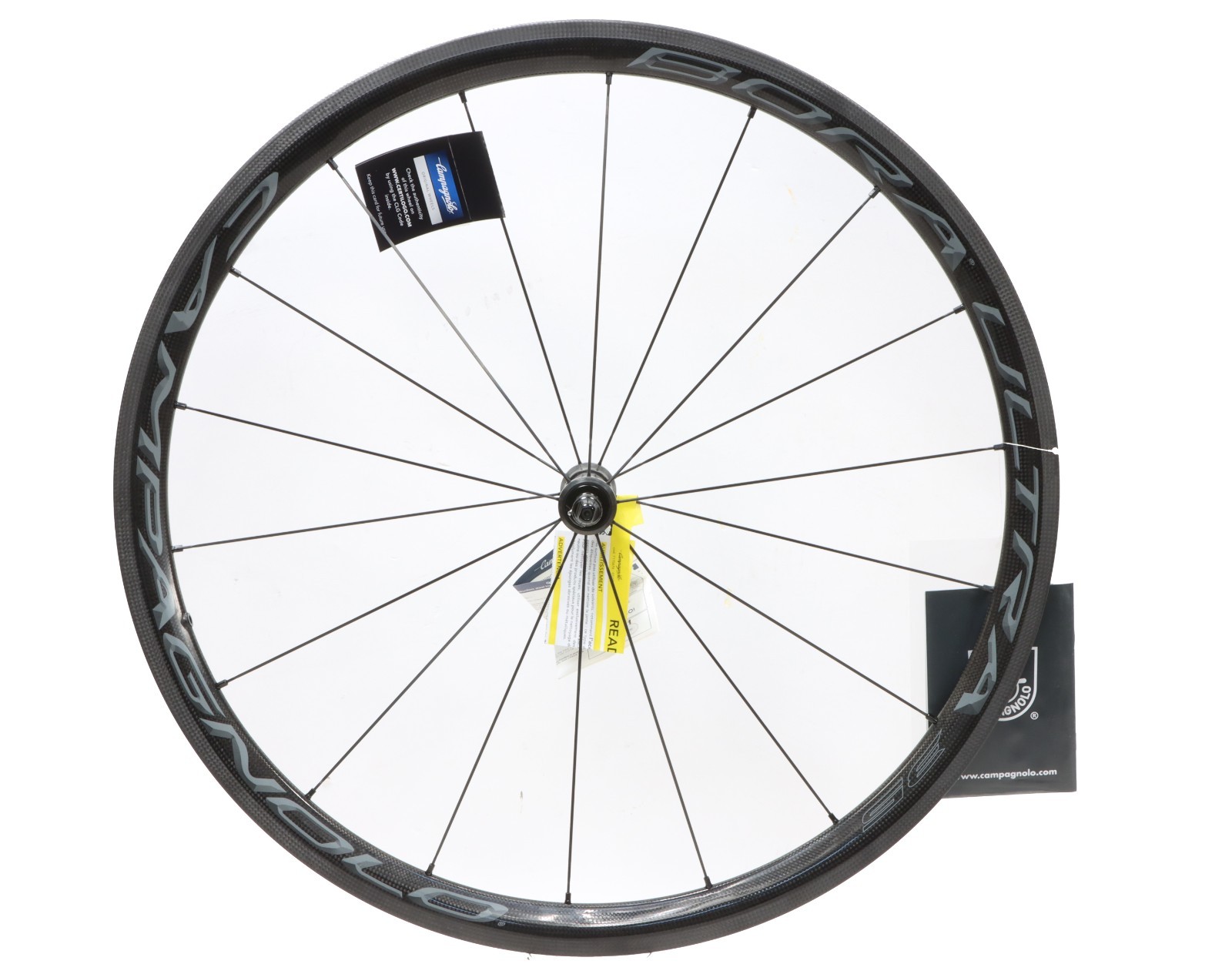 Campagnolo Bora Ultra 35 Carbon Clincher Dark Wheelset Campy 10/11s RIM QR NEW