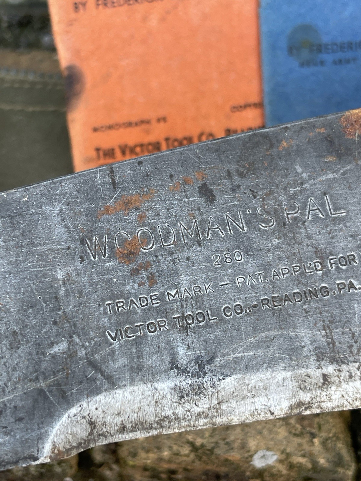 Vtg US WWII LC14-B Woodmans Pal 280 Knife Sheath & 2 Manuals WW2 Fighting Knife