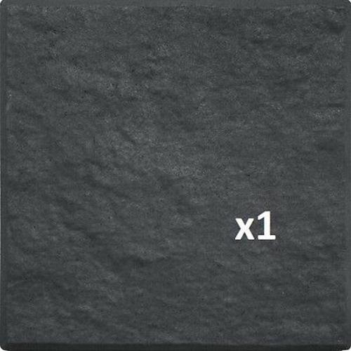 12" x 12" Stomp Stone Landscaping Patio Paver Recycled Rubber Faux Natural Slate