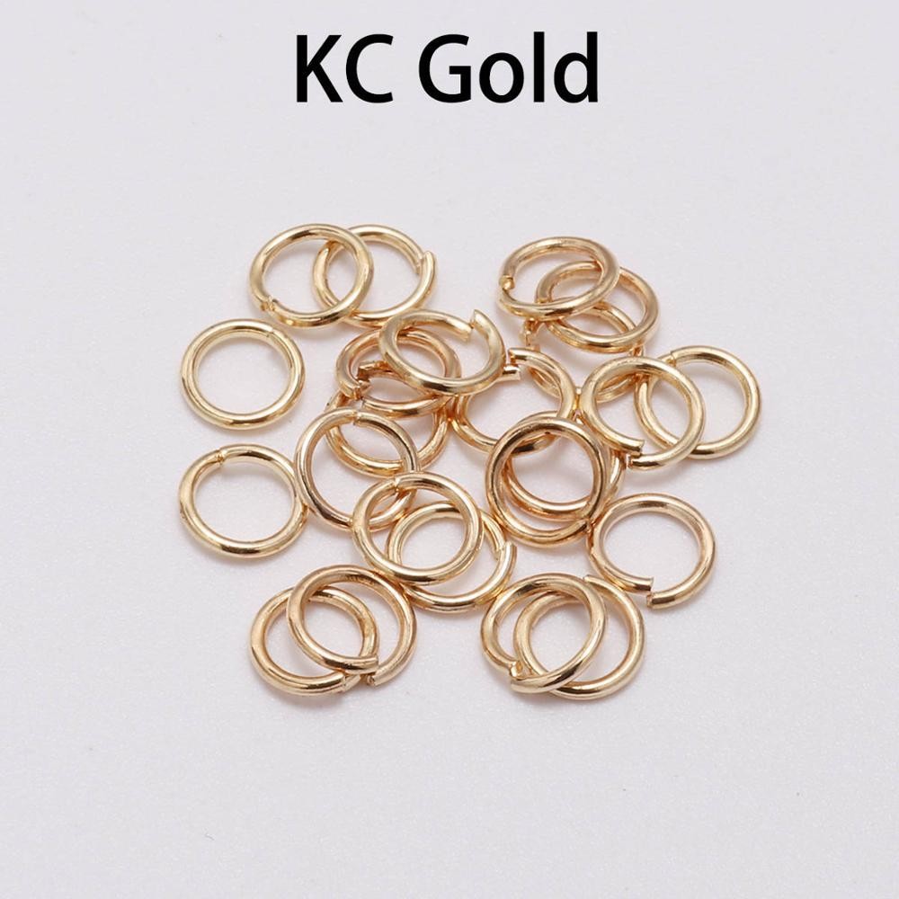50-200pcs/lot 3-20 Mm Jump Rings Split Rings Connectors for Diy Jewelry Finding