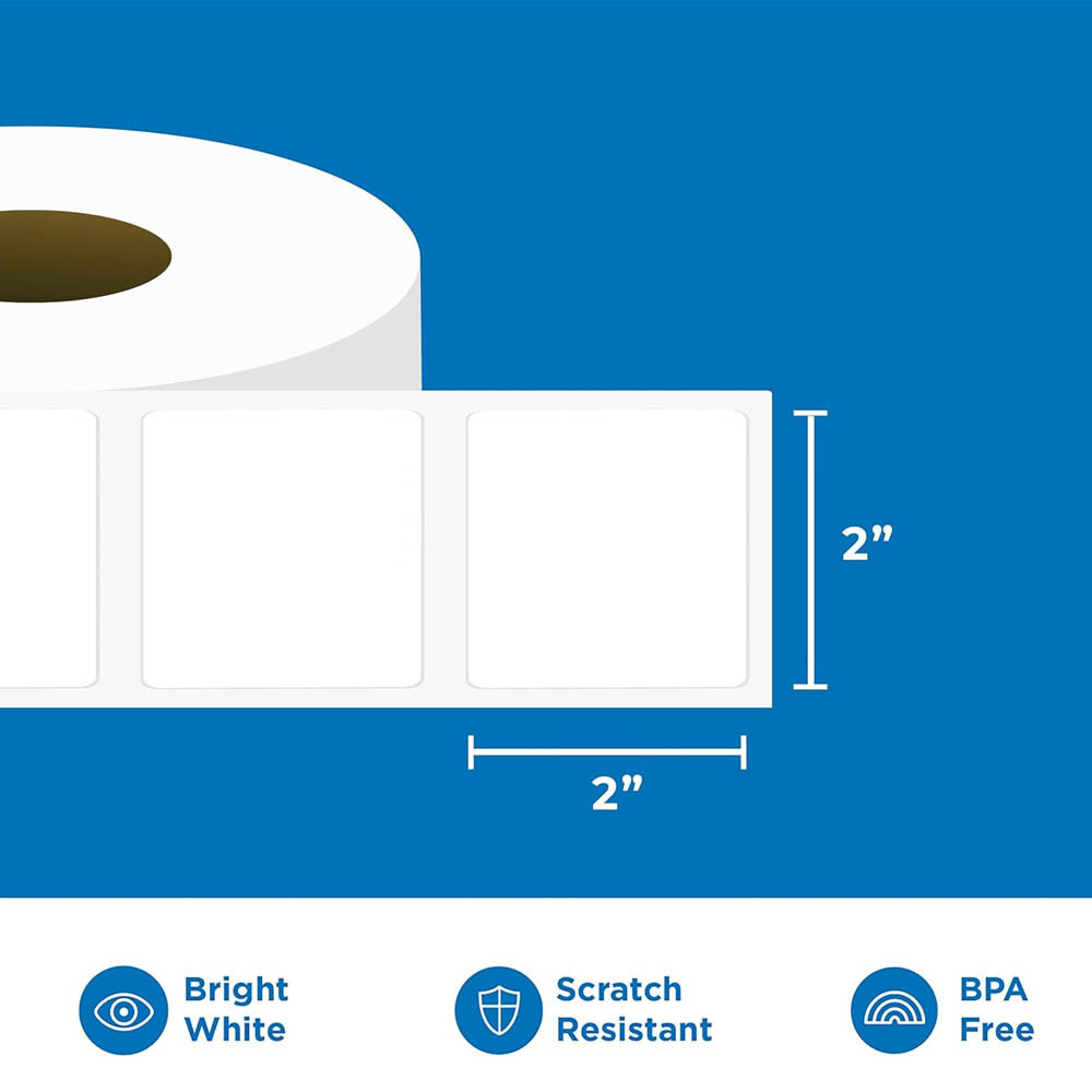 Direct Thermal Shipping Labels 2x1 2x2 4x6 3x1 3x2 4x3 2.25x1.25 4x2 2.625x1