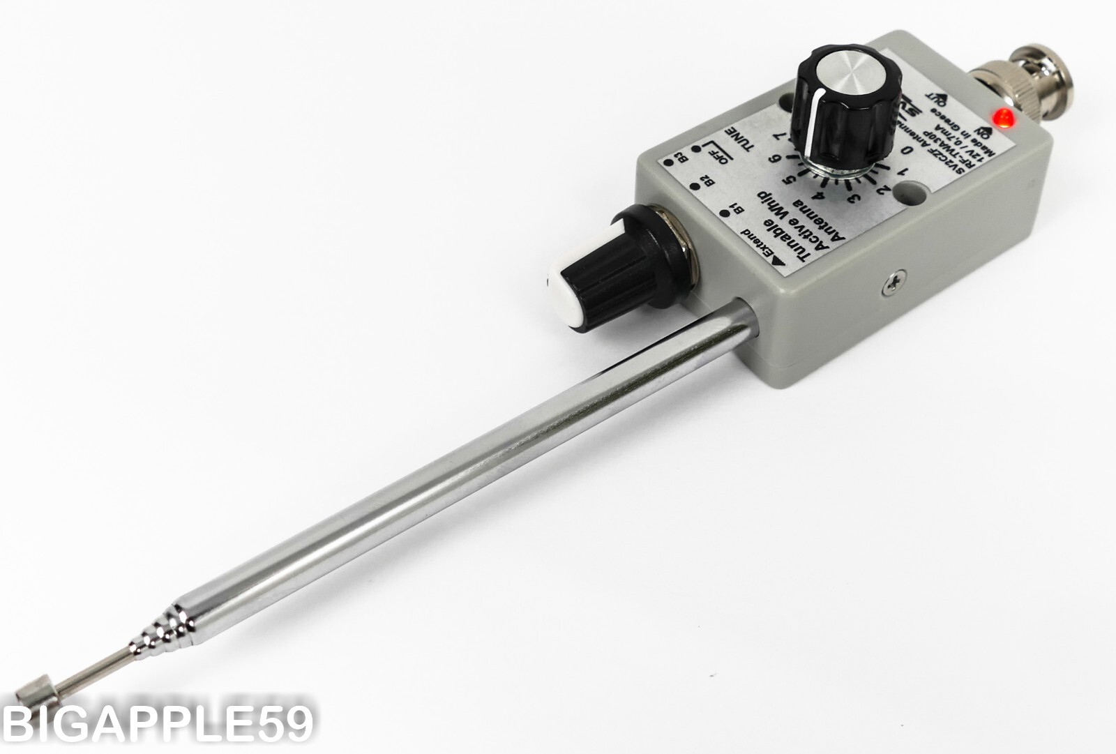 Active Whip Antenna 400 KHz - 30 MHz For Icom IC-R20 * AOR AR8200 *Alinco DJ-X11