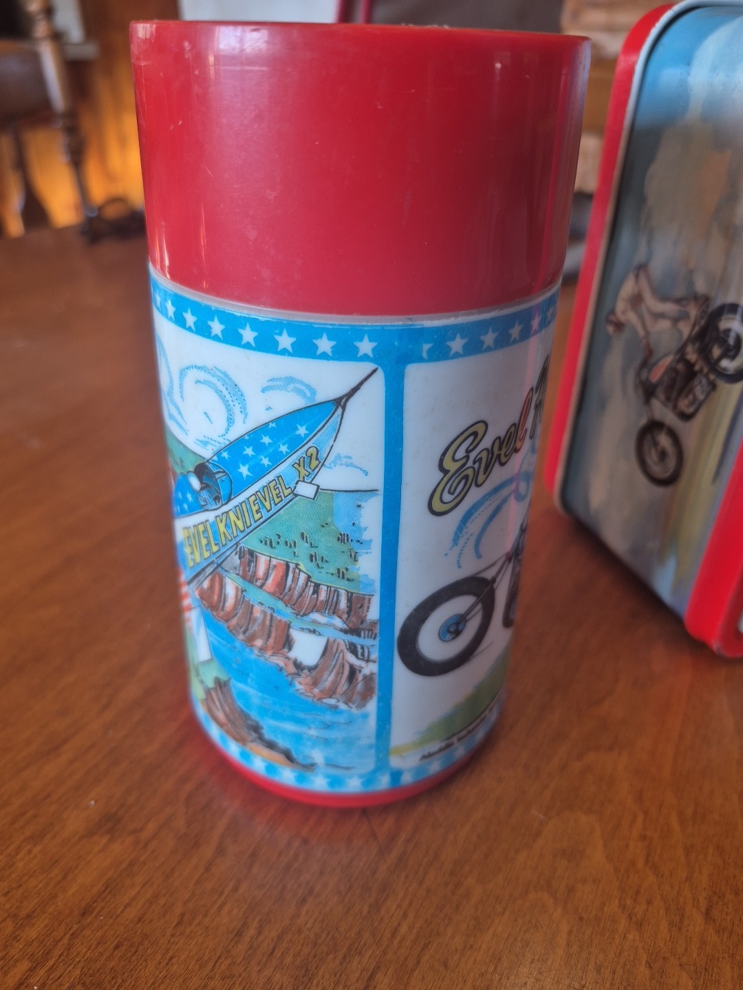 1974 evel knievel lunch box