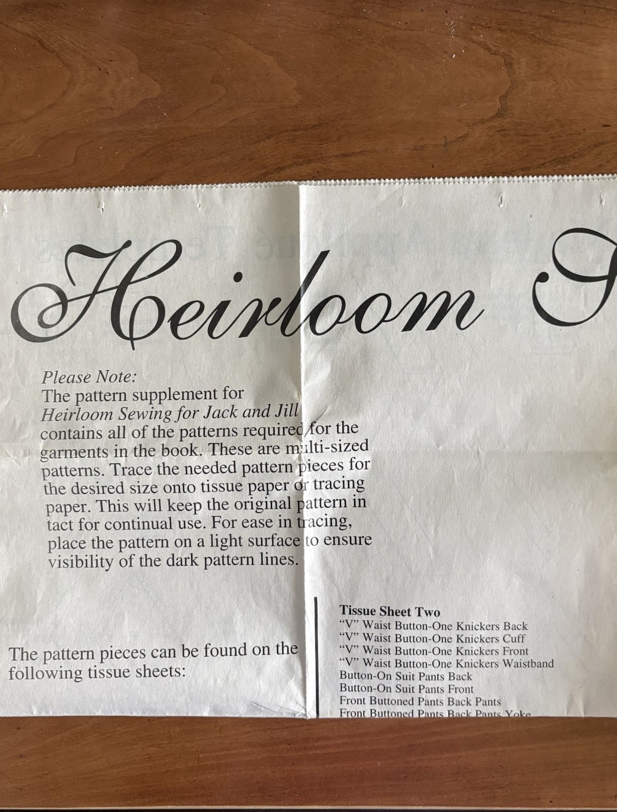 Heirloom Sewing For Jack & Jill Hardcover Book Pattern Included By Martha Pullen