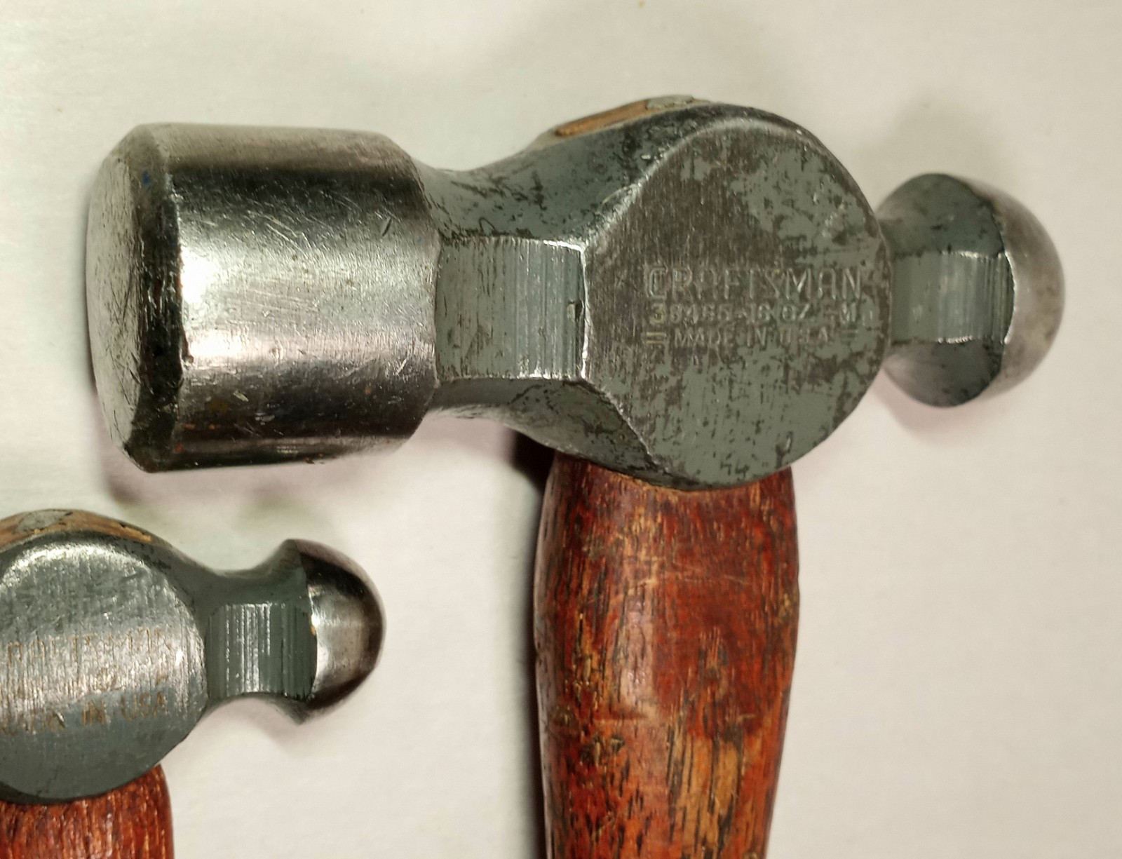 3pc Vtg Craftsman Hammer Lot Ball Peen 12 Oz, 4oz, Soft Face Mallet 6 Oz. READ