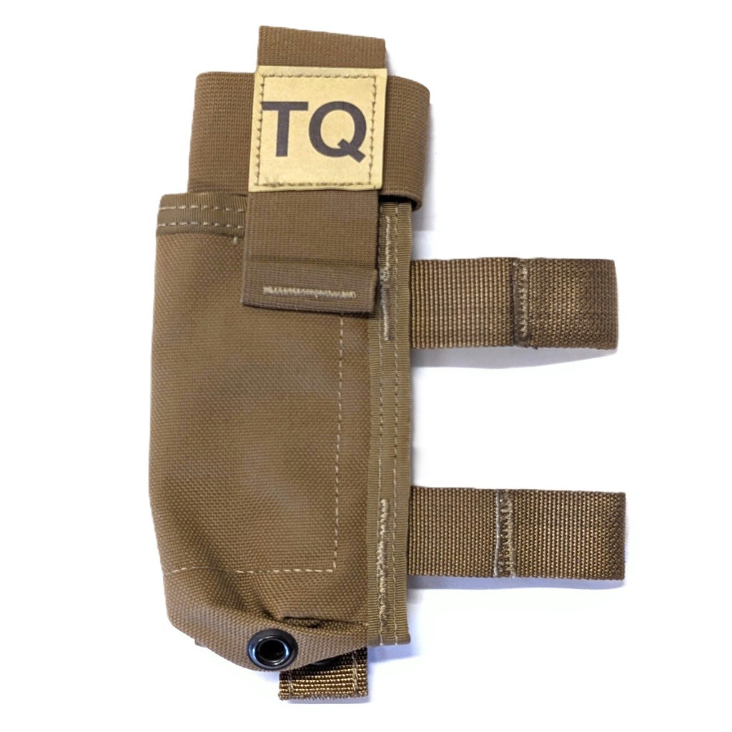 USMC Tourniquet TQ Pouch 2-Pack Coyote MOLLE/PALS Used