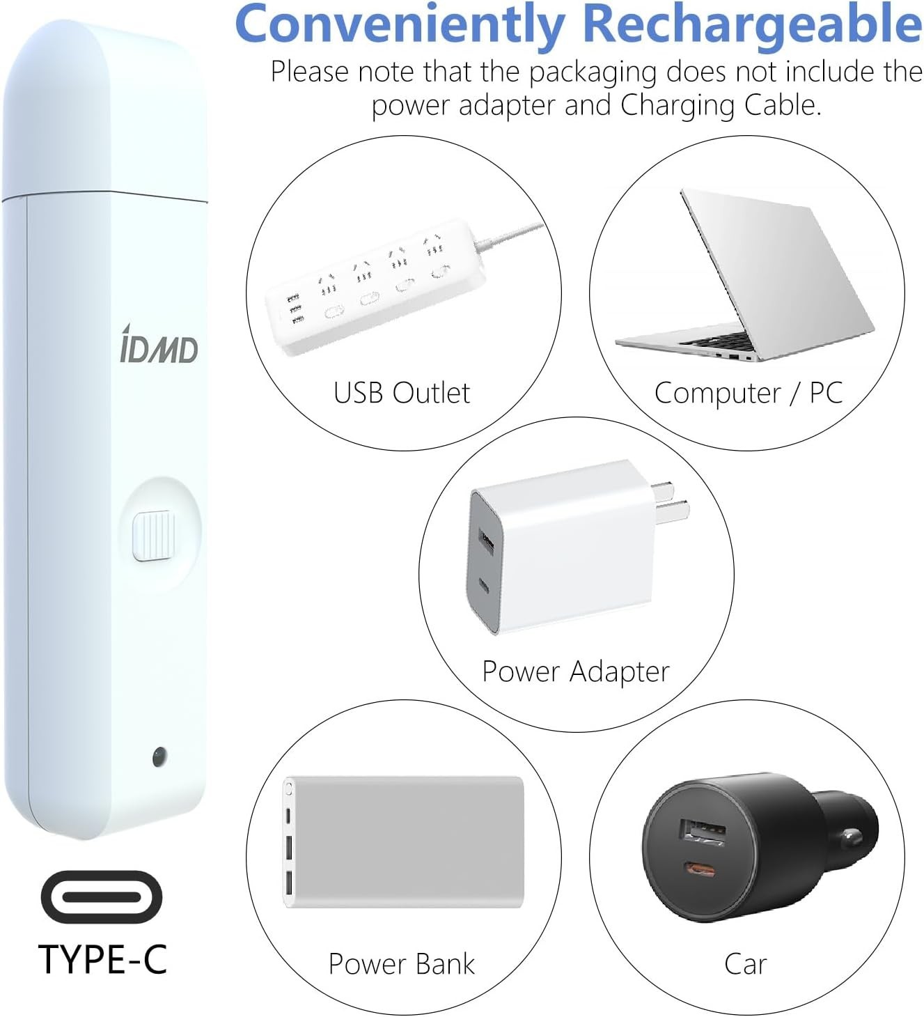 Heusom Silent Groom Pro Nail Grinder, Heusom Dog Nail Trimmer, Rechargeable USB