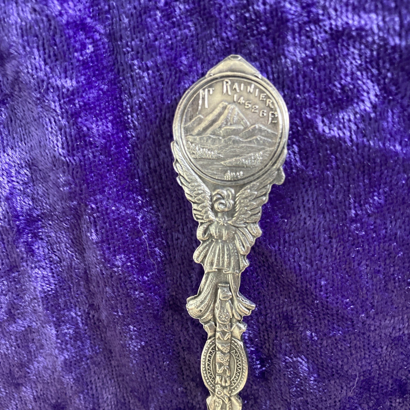 Alaska Yukon Pacific Exposition Souvenir Spoon Silverplate 1909
