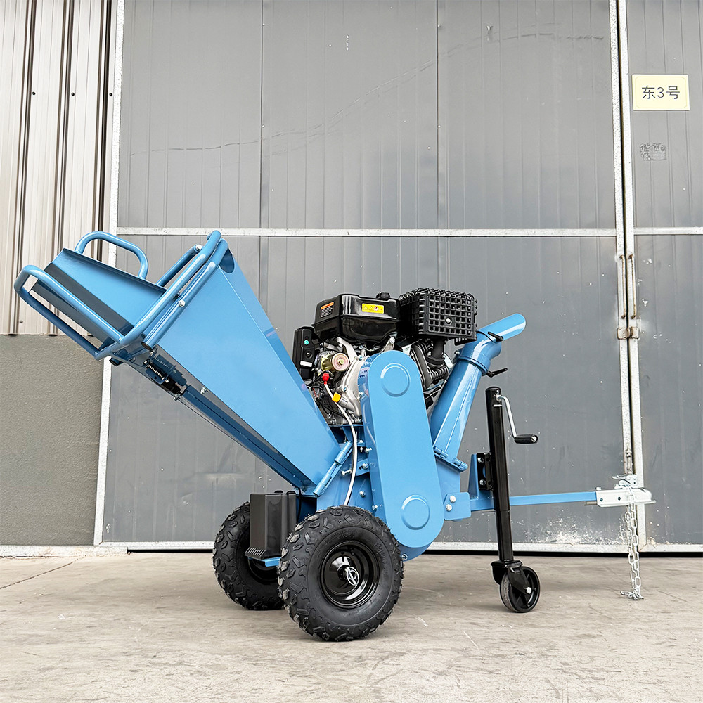 420cc 15hp Gas Powered E-start 5'' Wood Chipper With Towbar USA STOCK FREE SHIP
