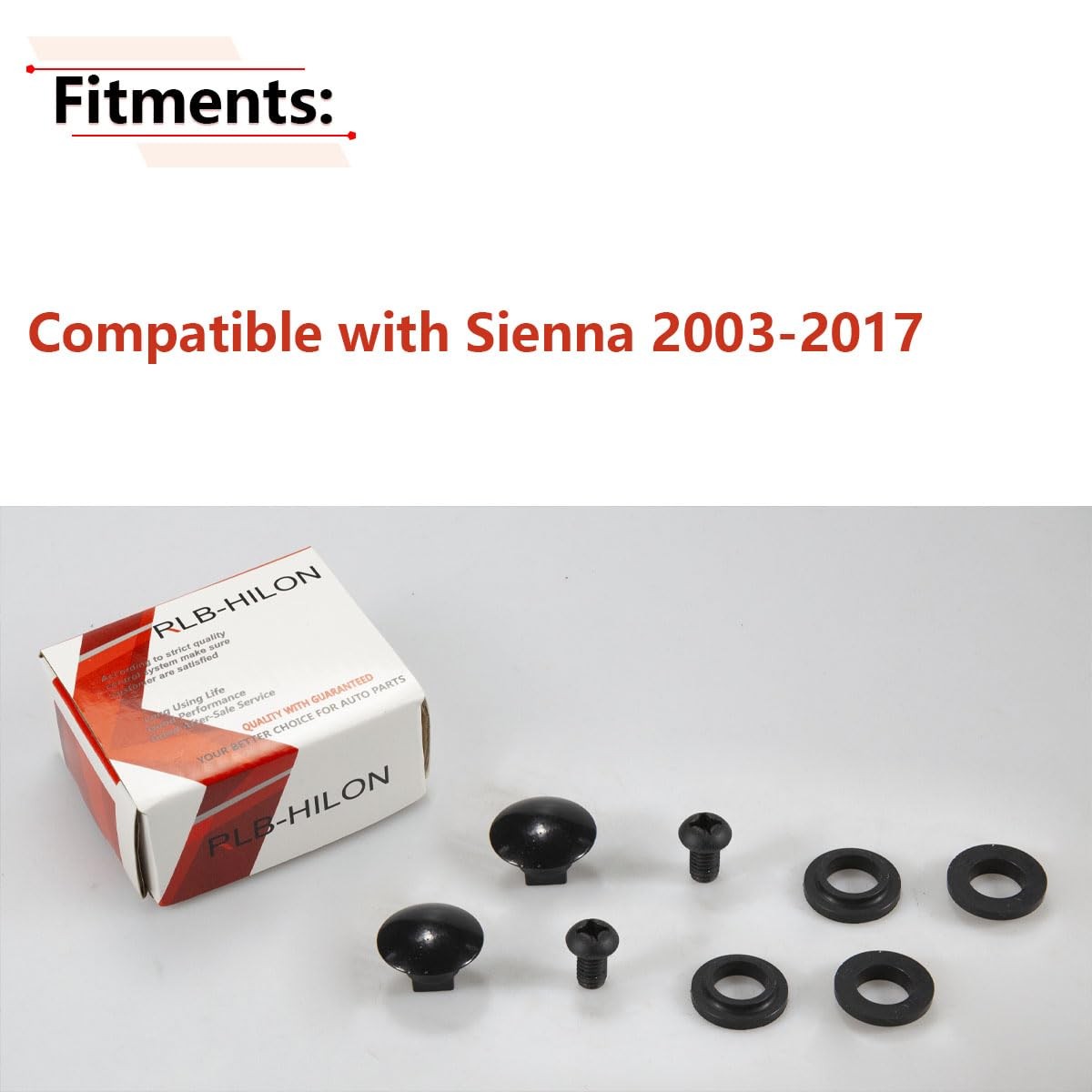 2pcs Rear Quarter Glass Window Latch Bolt Kit 03-17 Toyota Sienna