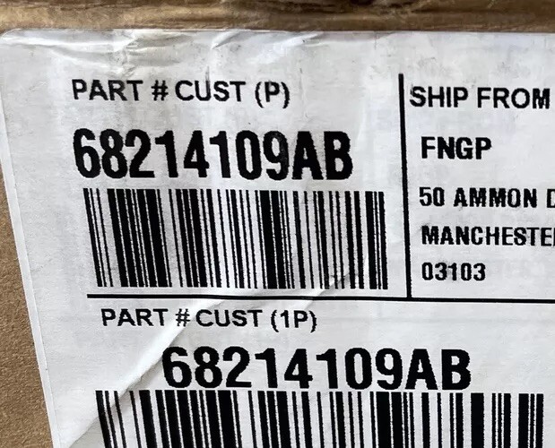 Mopar OEM Engine Water Pump Mounting Gasket 68214109AB for 2016-2024 3.6L V6