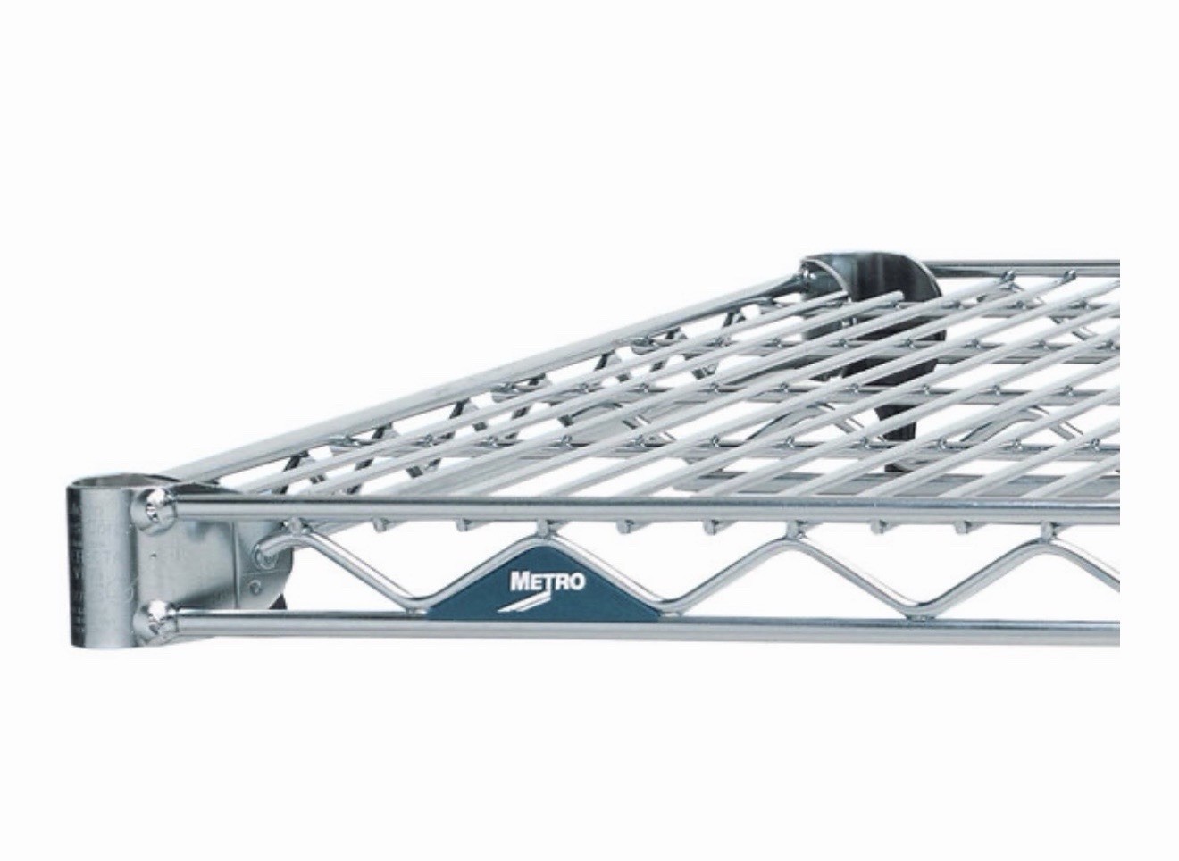 Metro Super Erecta Super Wide Chrome (4) Shelves Unit, New Open-box 3672NC