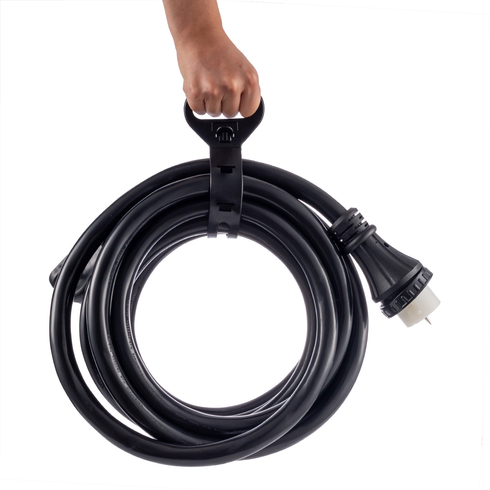 50 Amp 25FT Generator Power Cord and Waterproof Power Inlet Box 14-50P to CS6364