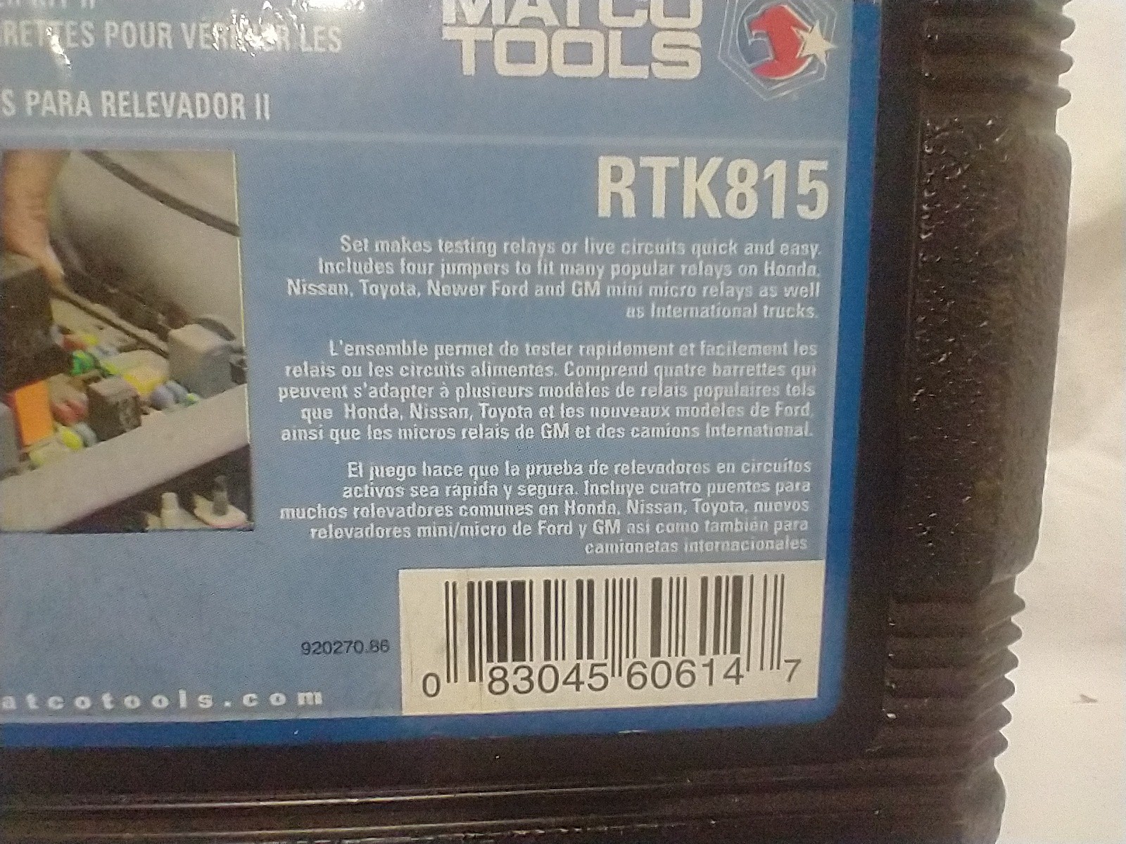 Matco RTK815 Relay Test Jumper Kit II