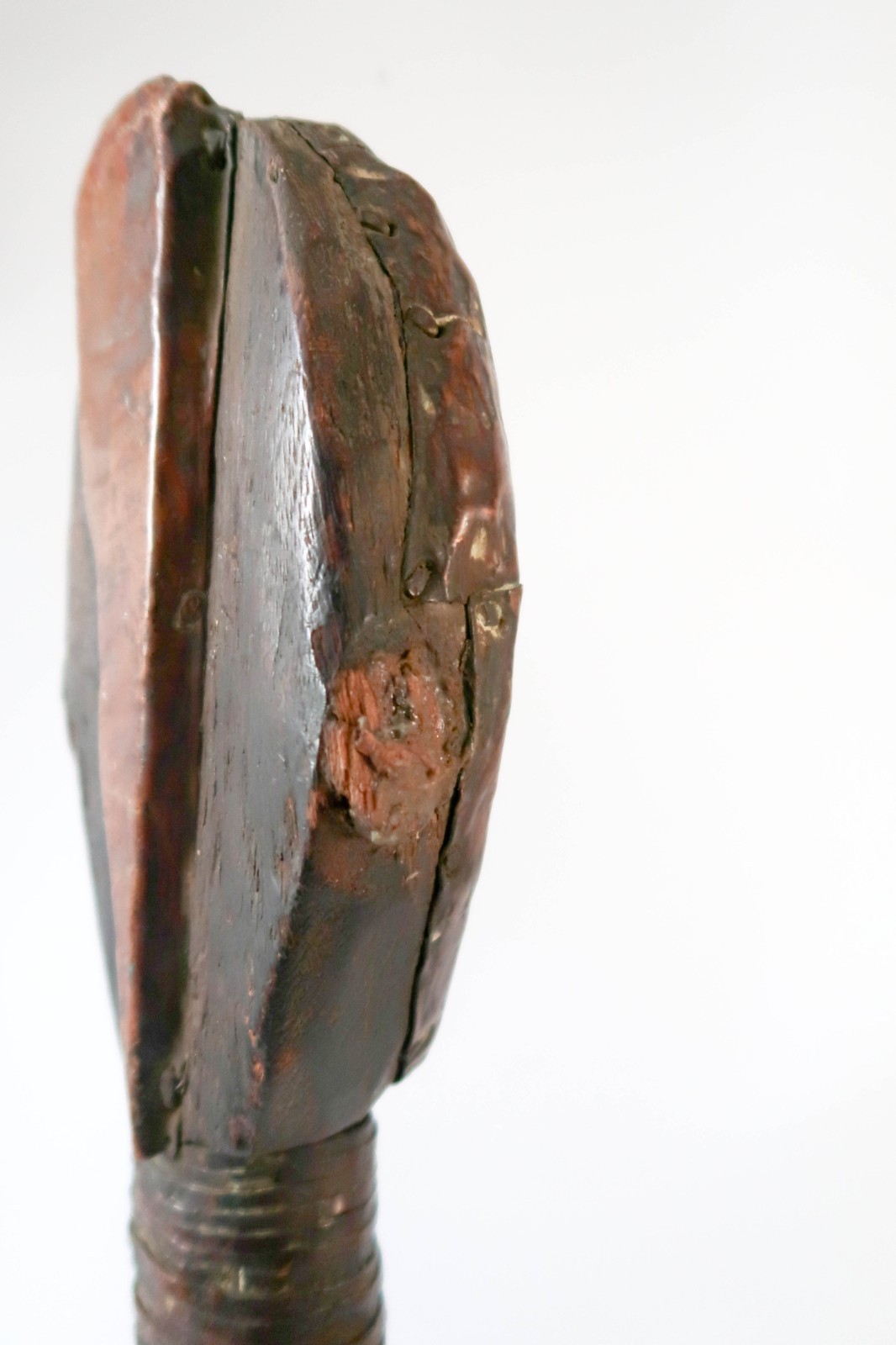 Vintage Sango Mbumba Reliquary Figure Gabon African Tribal Art Statue 22" Wood