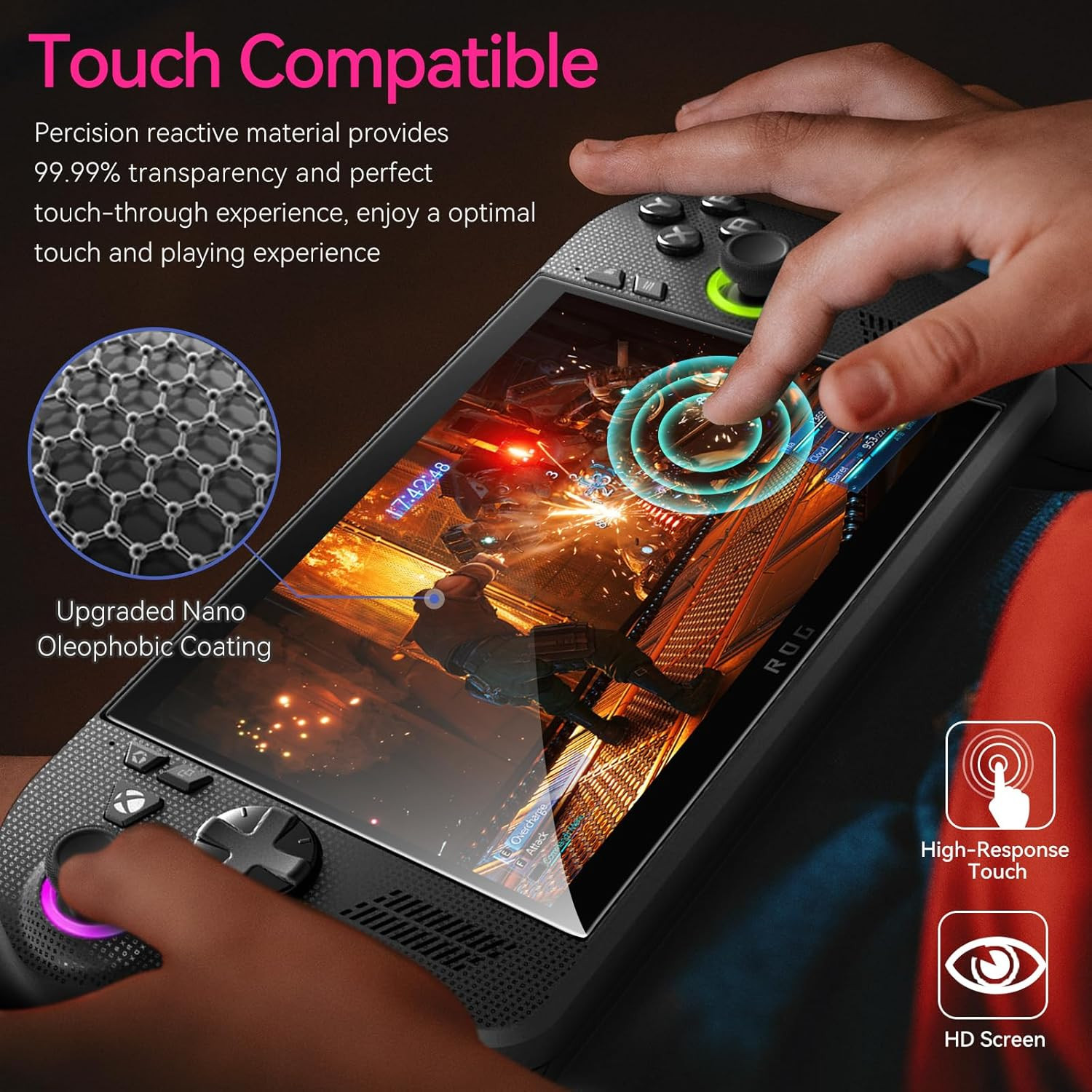 3-Pack Screen Protector for ASUS ROG Xbox Ally X/ROG Xbox Ally Handheld 2025, Te