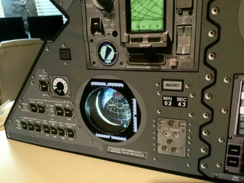 APOLLO 11 Star CM Cockpit panel Trek Guidance Computer Card model space prop YES