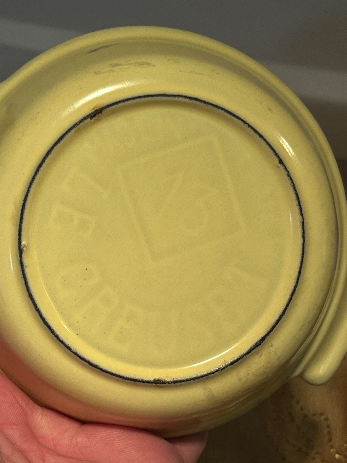 Le Creuset Enameled Cast Iron Yellow Casserole