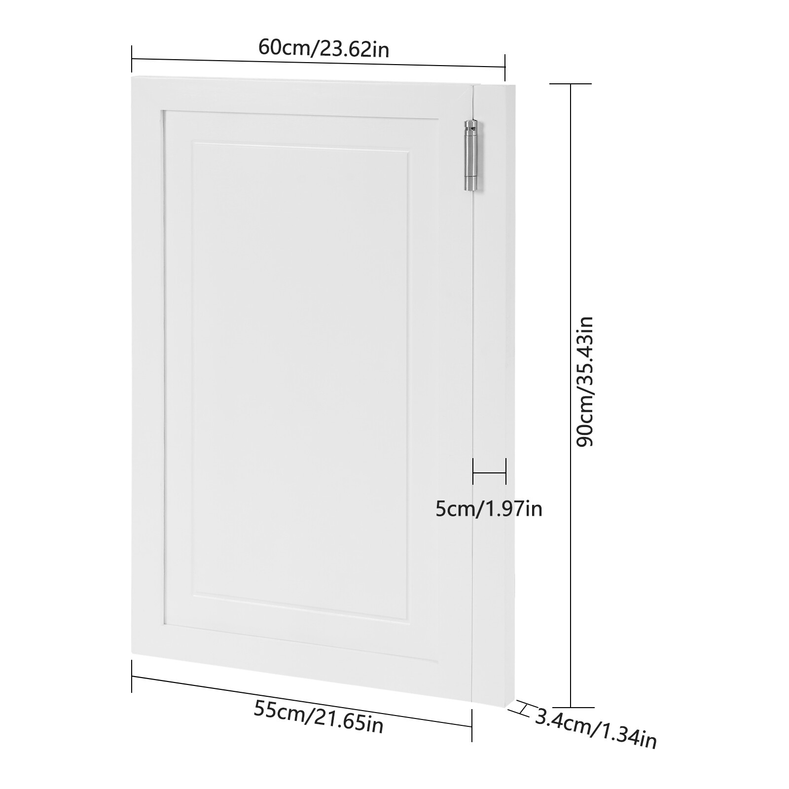 Wood Swinging Door Wall-mounted Entrance Half Cafe Doors Saloon Bar W/ Hinge