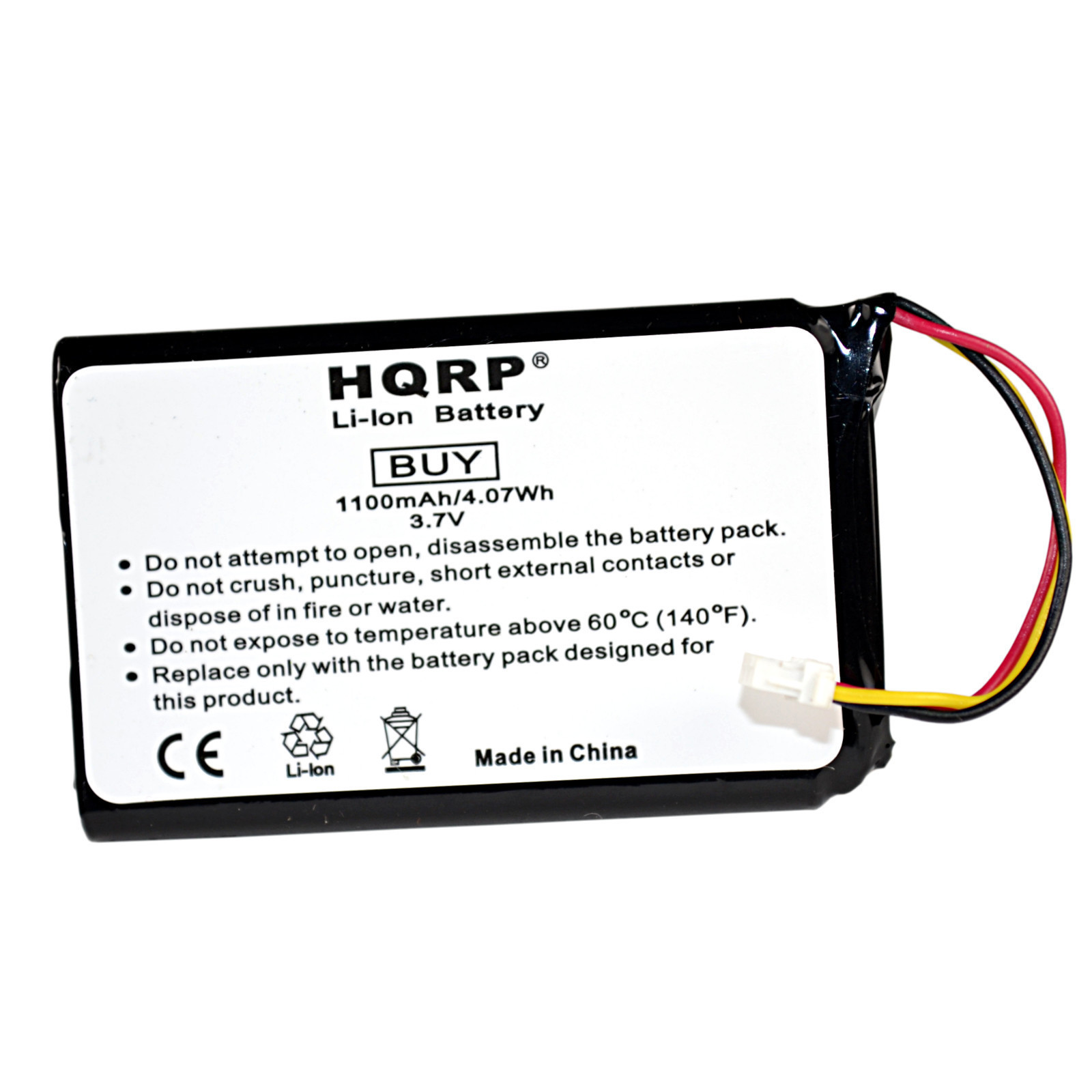 HQRP 1100mAh Battery for Garmin Nuvi 30 40 40LM 50 50LM 361-00056-00 3610005600