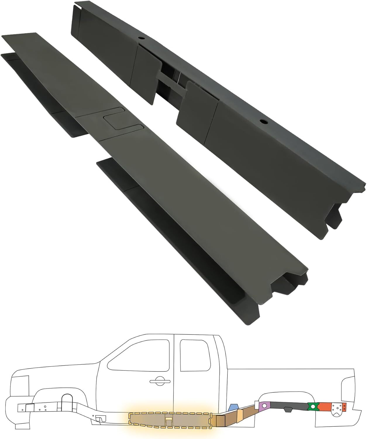 Centre/Mid/Mid rear frame for 2007-2014 Silverado &Sierra 1500 Reg/Ext /Crew Cab