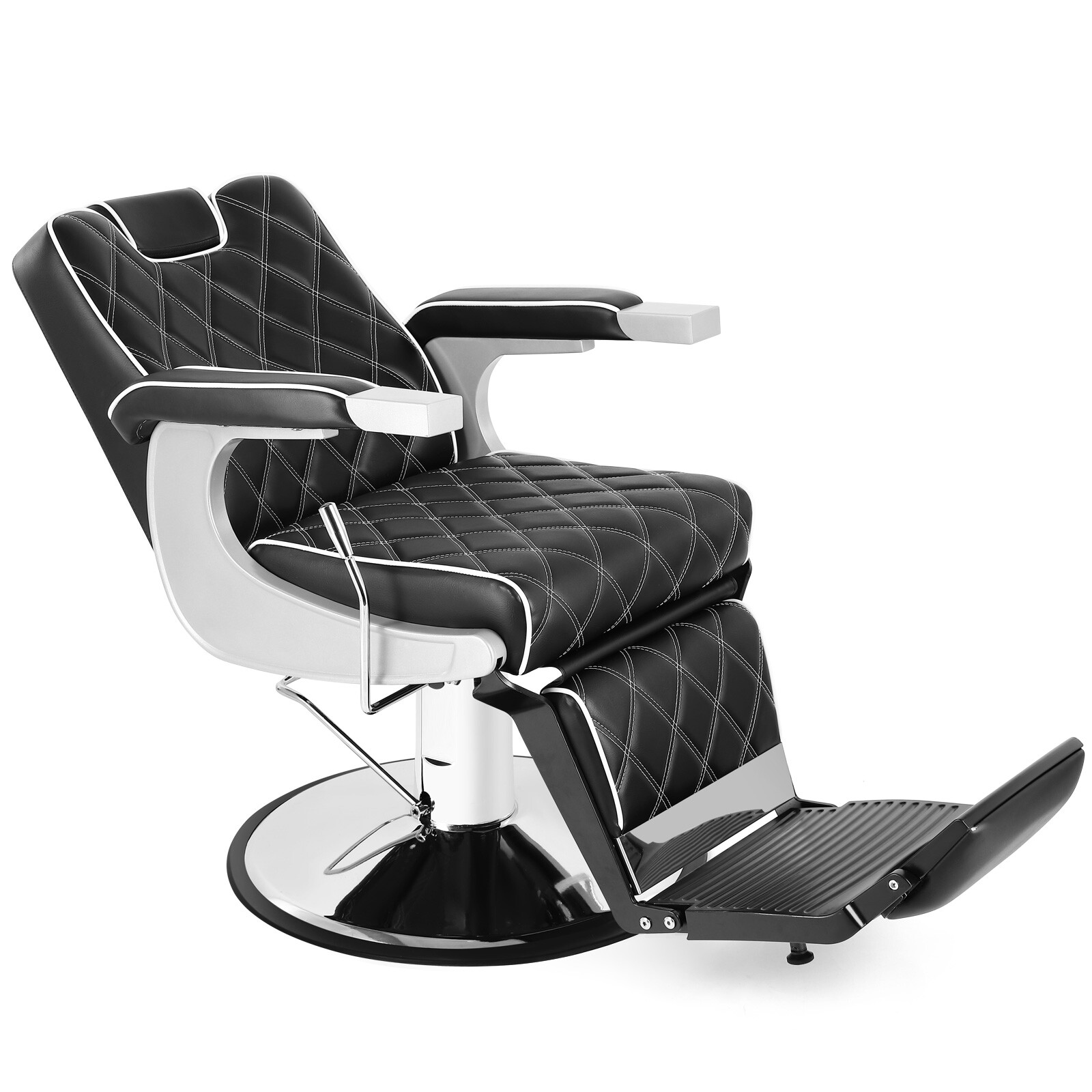 All Purpose Black Hydraulic Heavy Duty Barber Chair Recline Salon Beauty Styling