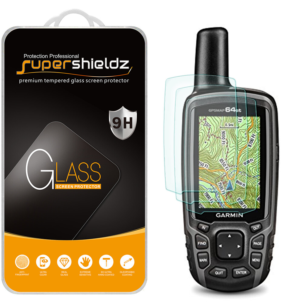 3X Supershieldz Tempered Glass Screen Protector for Garmin GPSMAP 64csx 65 65s
