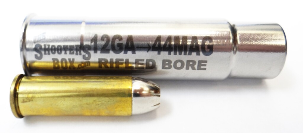 12GA to 44 MAGNUM RIFLED Shotgun Adapter - Chamber Reducer - Stainless