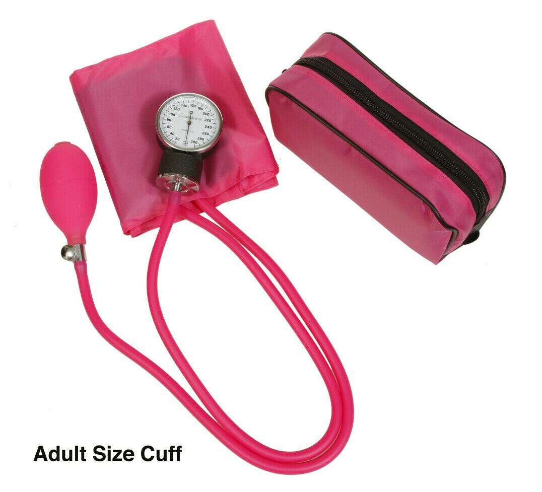 Manual Blood Pressure Monitor BP Cuff Gauge Aneroid Sphygmomanometer Machine Kit