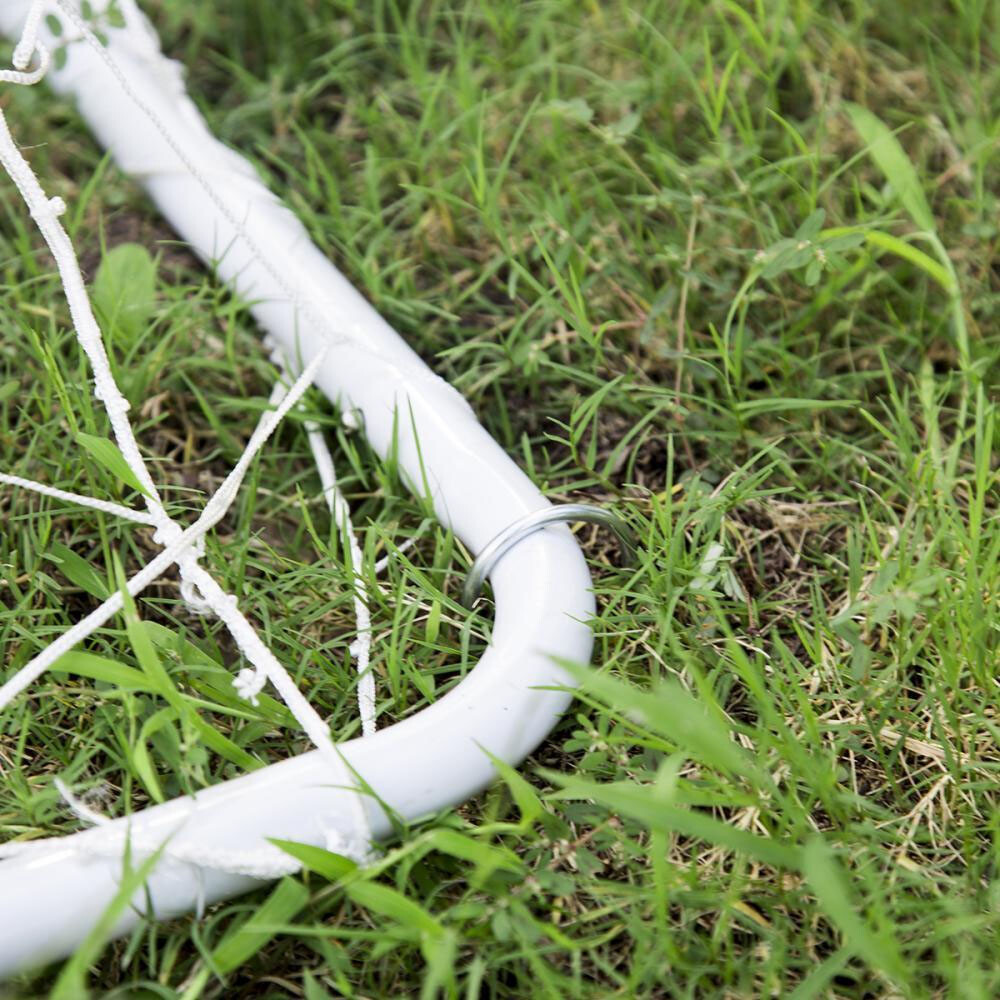 Portable Goal Soccer Steel Frame 12' x 6' Football Net Quick Ball Sport Training