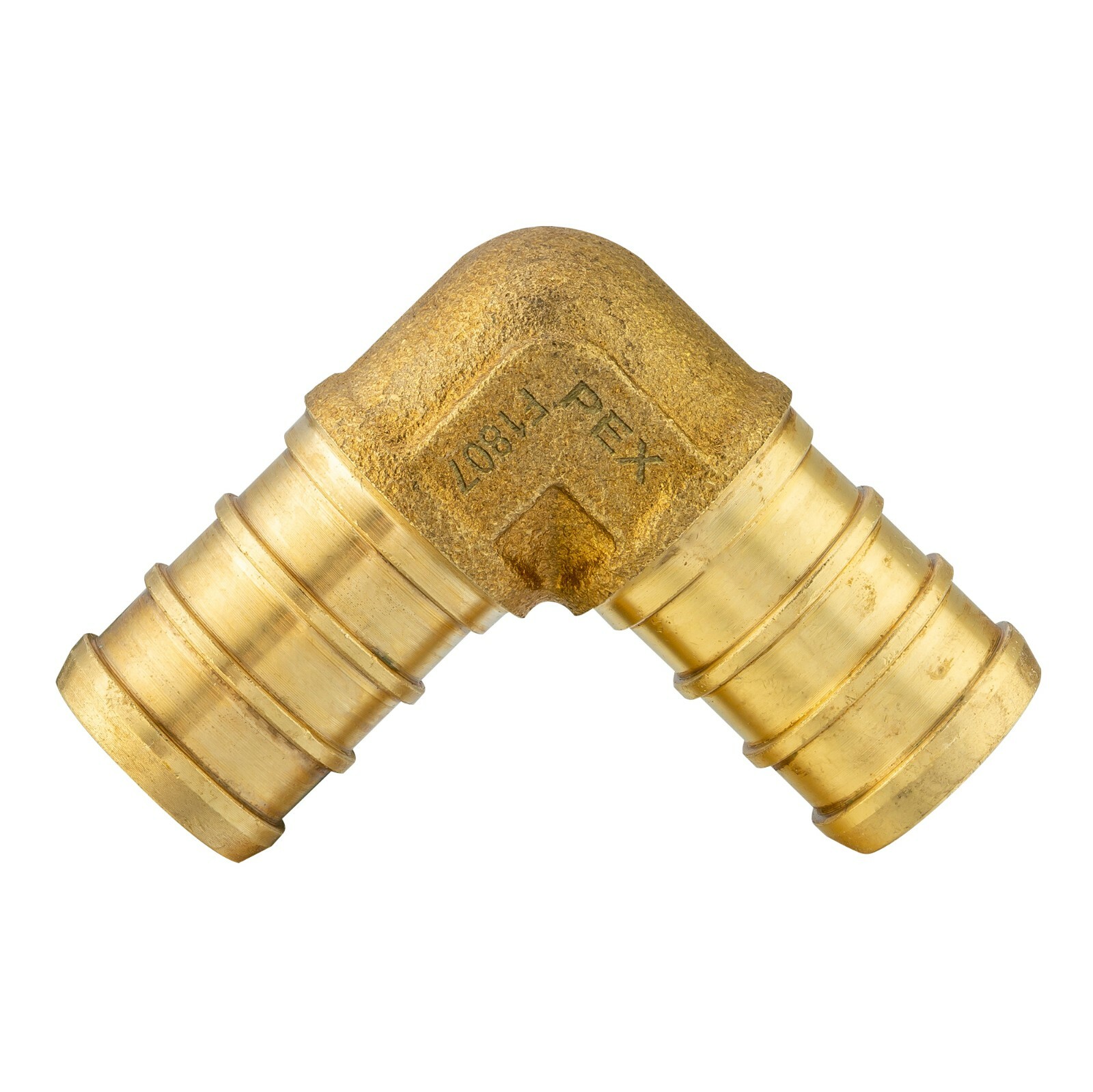EFIELD 25-Pack Pex Barb Crimp Brass Fittings 1/2" X1/2" Elbow ,Lead Free