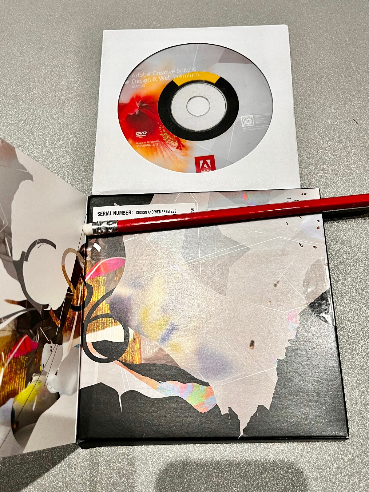 Adobe CS6 Design Web Premium Box, Disc & USB - Full License Number - Mac