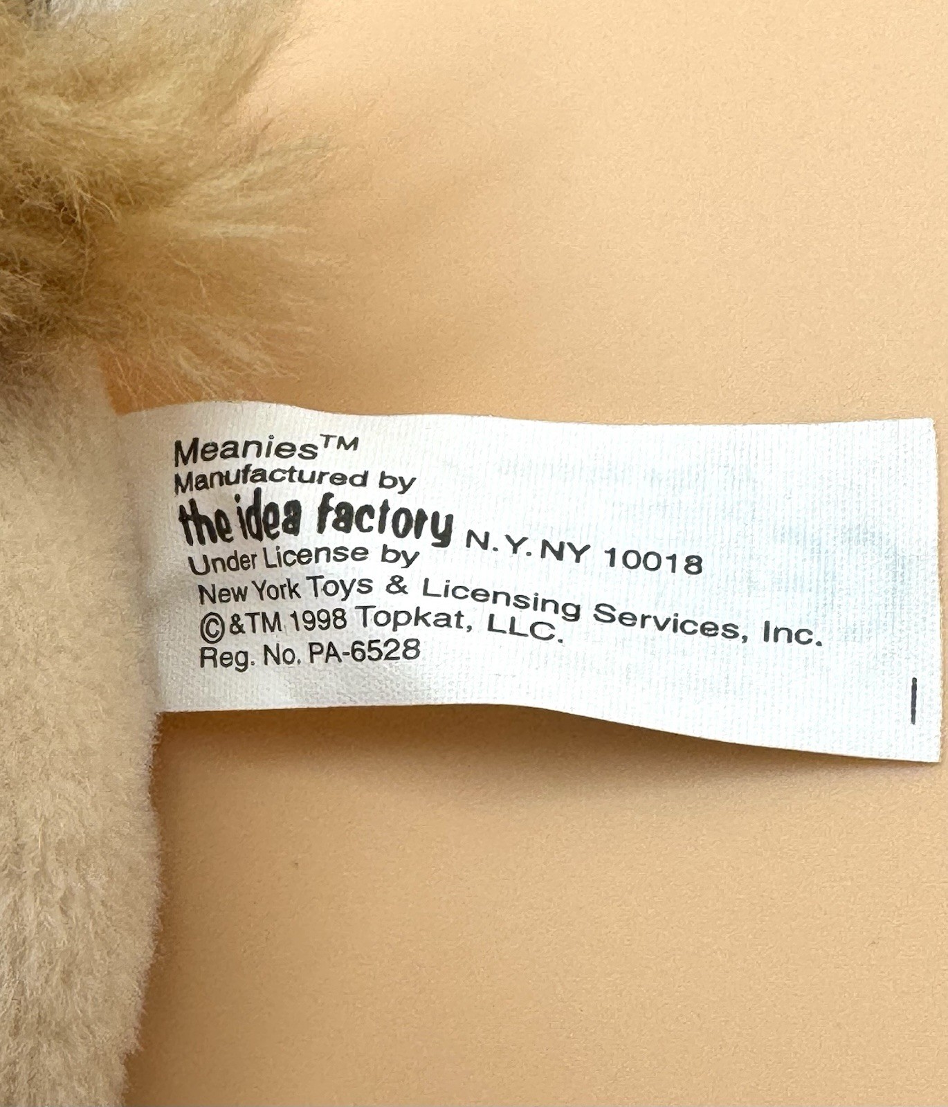 Meanies Series 1 1/2 LUCKY The RABBIT Bean Bag Plush 1998 The Idea Factory MWMTs